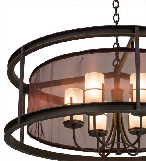 Cordoba 6 Light 36" Wide Pillar Candle Pendant