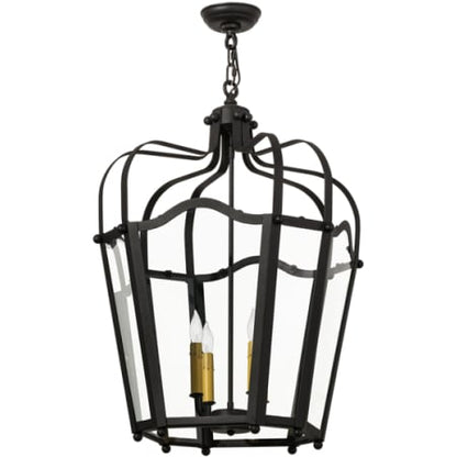Citadel 4 Light 23" Wide Taper Candle Pendant