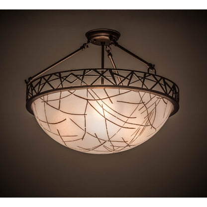 Meyda Tiffany Tracery 3 Light 22" Wide Pendant