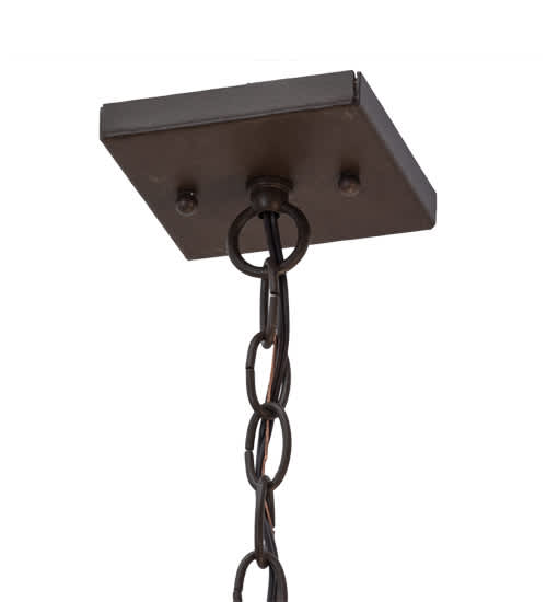 Moose and Black Bear 9 Light 18" Wide Linear Pendant