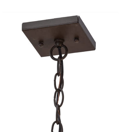Moose and Black Bear 9 Light 18" Wide Linear Pendant