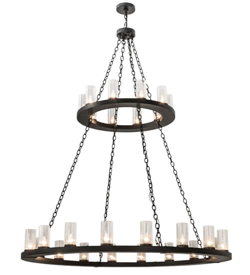Loxley 28 Light 60" Wide Ring Chandelier