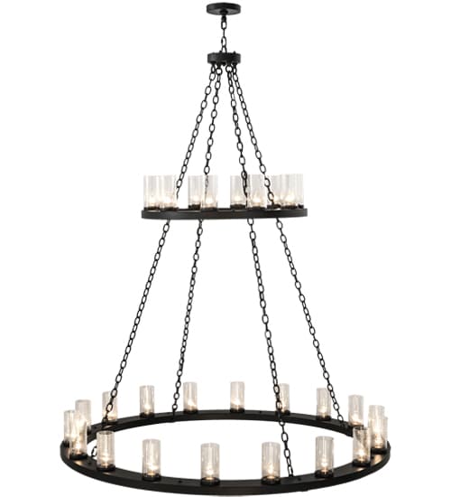 Loxley 28 Light 60" Wide Ring Chandelier