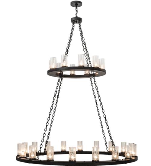 Loxley 28 Light 60" Wide Ring Chandelier