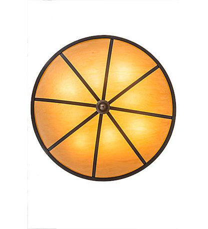 Commerce 8 Light 48" Wide Semi-Flush Bowl Ceiling Fixture - Cafe-Noir Finish