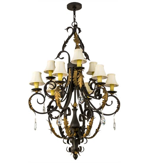 Ingrid 9 Light 36" Wide Crystal Chandelier