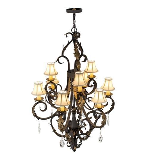 Ingrid 9 Light 36" Wide Crystal Chandelier