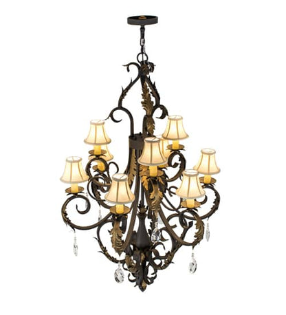 Ingrid 9 Light 36" Wide Crystal Chandelier