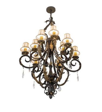 Ingrid 9 Light 36" Wide Crystal Chandelier