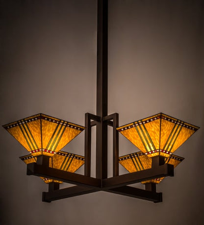 Prairie Corn 4 Light 47" Wide Pendant