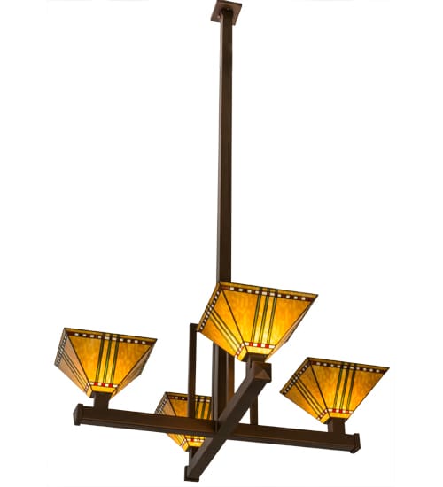 Prairie Corn 4 Light 47" Wide Pendant