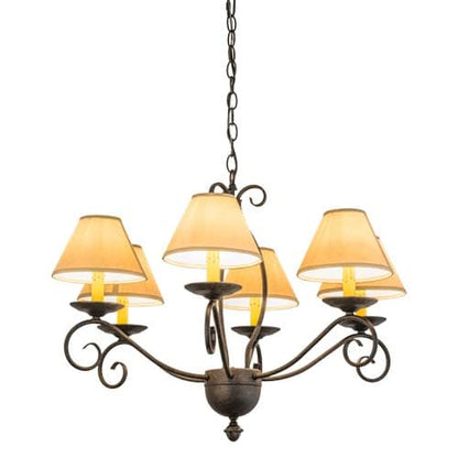 Sienna 6 Light 30" Wide Chandelier