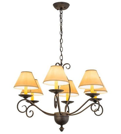 Sienna 6 Light 30" Wide Chandelier