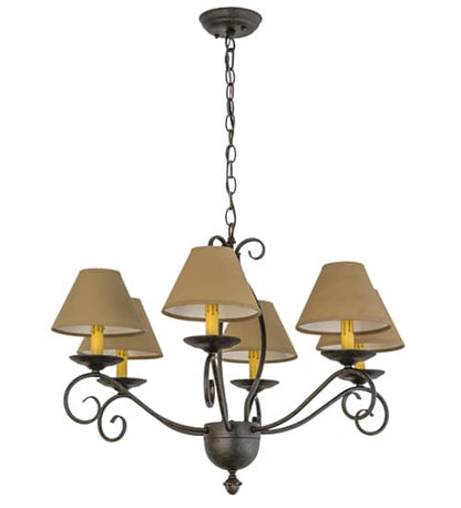 Sienna 6 Light 30" Wide Chandelier