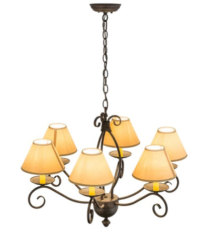 Sienna 6 Light 30" Wide Chandelier