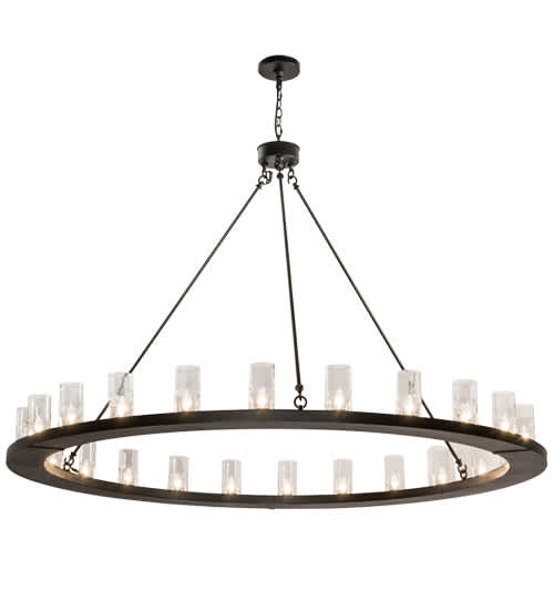Loxley 24 Light 72" Wide Ring Chandelier