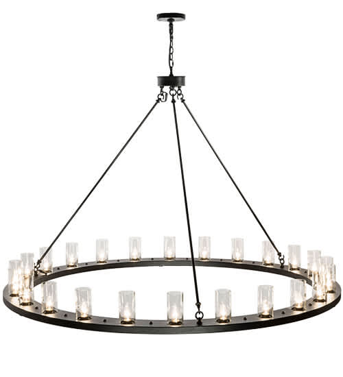 Loxley 24 Light 72" Wide Ring Chandelier
