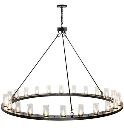 Loxley 24 Light 72" Wide Ring Chandelier