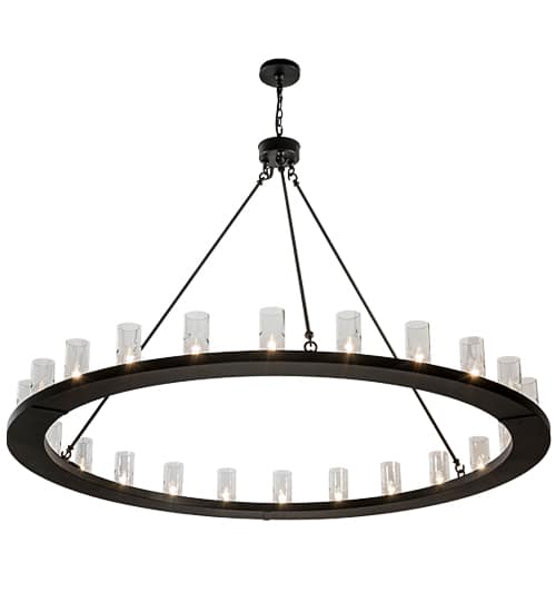 Loxley 24 Light 72" Wide Ring Chandelier