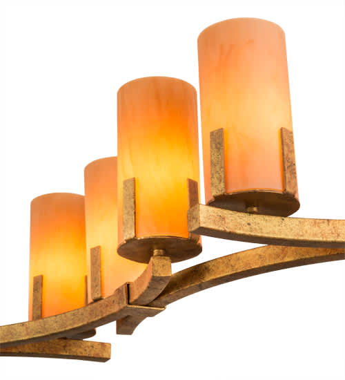 Long Cero 8 Light 16" Wide Linear Chandelier