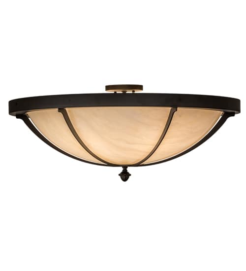 Dominga 6 Light 30" Wide Flush Mount Bowl Ceiling Fixture - Oil Rubbed Bronze Finish