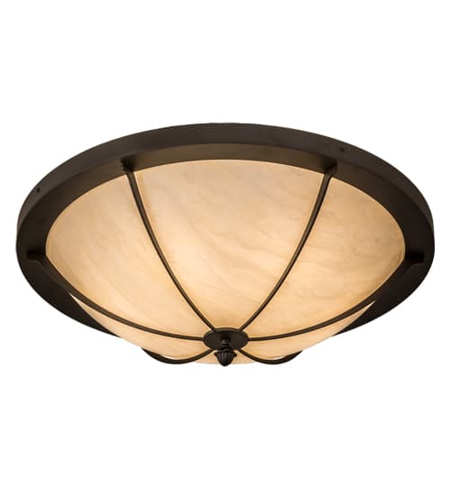 Dominga 6 Light 30" Wide Flush Mount Bowl Ceiling Fixture - Oil Rubbed Bronze Finish