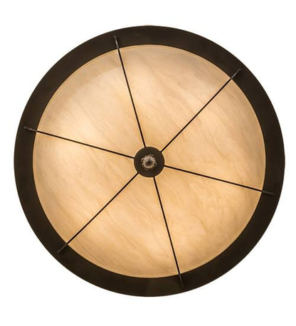 Dominga 6 Light 30" Wide Flush Mount Bowl Ceiling Fixture - Oil Rubbed Bronze Finish