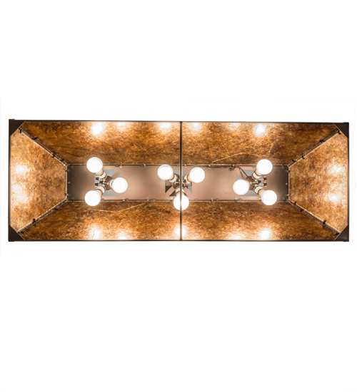 Personalized 9 Light 17" Wide Linear Pendant