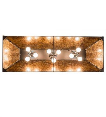 Personalized 9 Light 17" Wide Linear Pendant
