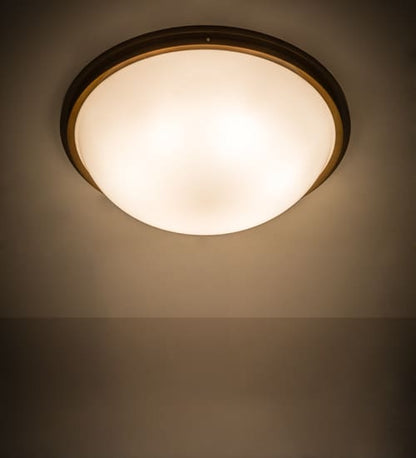 Commerce 6 Light 37" Wide Flush Mount Bowl Ceiling Fixture