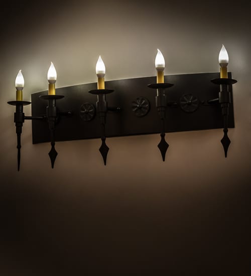 Warwick 5 Light 12" Tall Wall Sconce