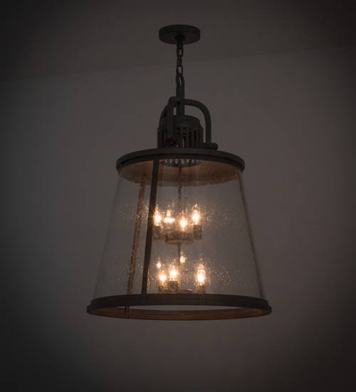 Steadman 6 Light 26" Wide Taper Candle Pendant