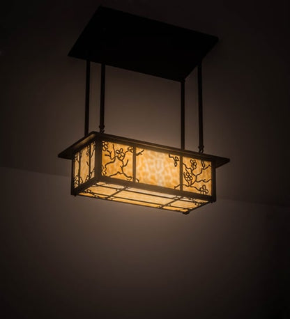 Foliage 2 Light 12" Wide Linear Pendant