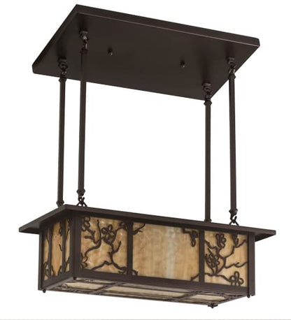 Foliage 2 Light 12" Wide Linear Pendant
