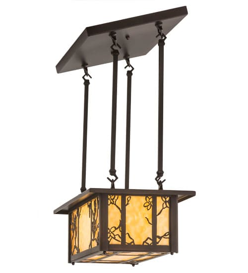 Foliage 2 Light 12" Wide Linear Pendant