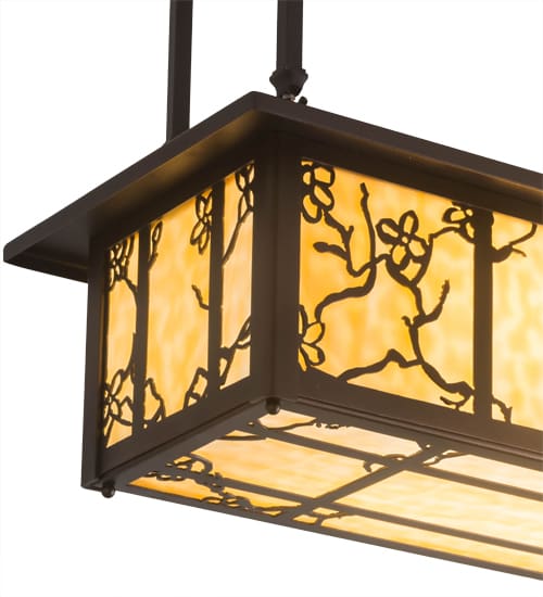 Foliage 2 Light 12" Wide Linear Pendant