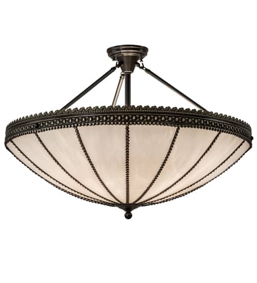 Shansky 4 Light 31" Wide Semi-Flush Bowl Ceiling Fixture