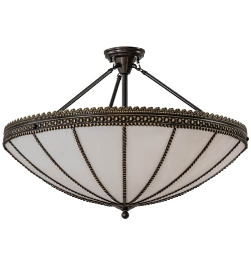 Shansky 4 Light 31" Wide Semi-Flush Bowl Ceiling Fixture