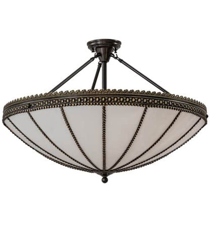 Shansky 4 Light 31" Wide Semi-Flush Bowl Ceiling Fixture