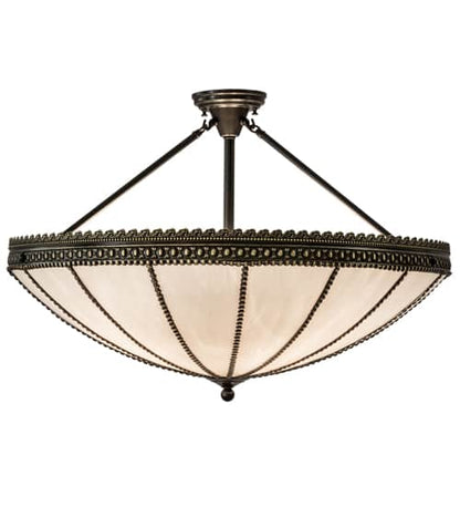 Shansky 4 Light 31" Wide Semi-Flush Bowl Ceiling Fixture