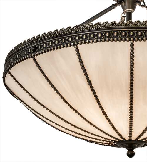 Shansky 4 Light 31" Wide Semi-Flush Bowl Ceiling Fixture