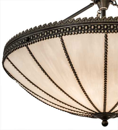Shansky 4 Light 31" Wide Semi-Flush Bowl Ceiling Fixture
