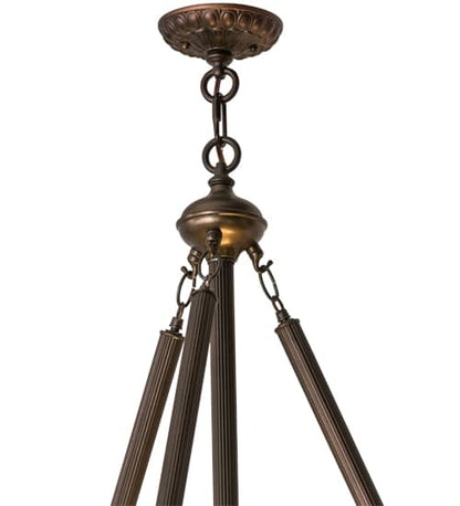 Tiffany Hanginghead Dragonfly 4 Light 38" Wide Pendant