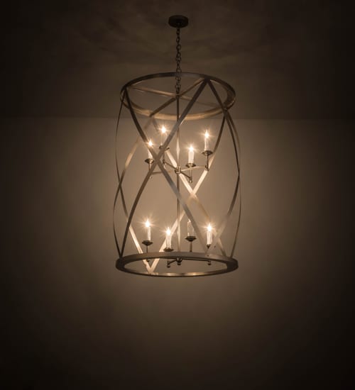 Desmond 8 Light 30" Wide Taper Candle Pendant
