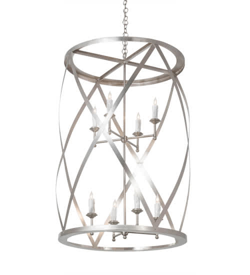 Desmond 8 Light 30" Wide Taper Candle Pendant