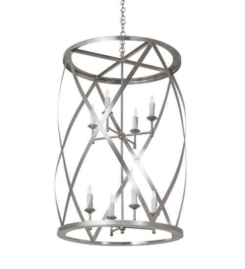 Desmond 8 Light 30" Wide Taper Candle Pendant