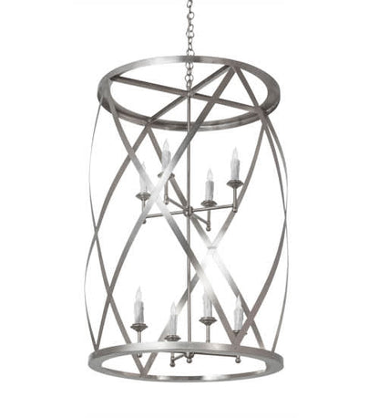 Desmond 8 Light 30" Wide Taper Candle Pendant