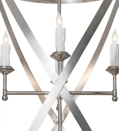 Desmond 8 Light 30" Wide Taper Candle Pendant