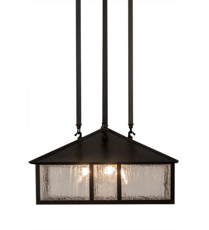 Mission 3 Light 25" Wide Pendant
