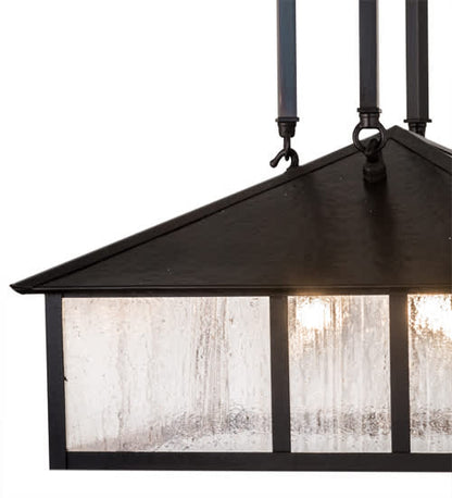 Mission 3 Light 25" Wide Pendant